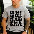 In My Cheer Dad Era Cheerleader Dad Sports Groovy Men's Casual T-Shirt Sport Grey