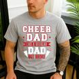 Cheer Dad Like A Regular Dad But Broke Cheerleader Dad Men's Casual T-Shirt Sport Grey Cheer Dad Like A Regular Dad But Broke Cheerleader Dad Men's Casual T-Shirt Sport Grey