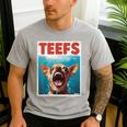 Chihuahua Teefs Top Teeth Chi Jowls Paws Dog Mom Dad Men's Casual T-Shirt Sport Grey Chihuahua Teefs Top Teeth Chi Jowls Paws Dog Mom Dad Men's Casual T-Shirt Sport Grey