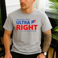 Conservative Dad's Ultra Right 100 Work Free American Beer Men's Casual T-Shirt Sport Grey Conservative Dad's Ultra Right 100 Work Free American Beer Men's Casual T-Shirt Sport Grey