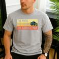 Cool Garbage Man Art For Men Dad Father Garbage Dump Truck Men's Casual T-Shirt Sport Grey