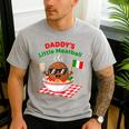 Couple Daddy's Little Meatball Italian Men Men's Casual T-Shirt Sport Grey