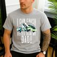 I Can Crash Better Than My Dad Graphic Demo Derby Shirt Men's Casual T-Shirt Sport Grey
