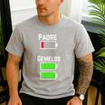 Cufflinks Battery Filled Tired Dad Low Battery Charge Men's Casual T-Shirt Sport Grey Cufflinks Battery Filled Tired Dad Low Battery Charge Men's Casual T-Shirt Sport Grey