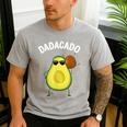 Cute Avocado For Dad Men Fruit Avocado Pear Lovers Men's Casual T-Shirt Sport Grey