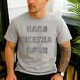 Dad Is Always Right Russian Joke Men's Casual T-Shirt Sport Grey