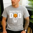 Dad Basketball Apparel Basketball Dad Men's Casual T-Shirt Sport Grey
