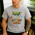 Dad Of The Birthday Boy Brainrot Meme Kids Teens Boys Men's Casual T-Shirt Sport Grey