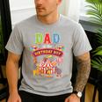 Dad Of The Birthday Boy Carnival Circus 1st Birthday Party Men's Casual T-Shirt Sport Grey