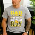 Dad Of The Birthday Boy Construction Truck Men's Casual T-Shirt Sport Grey