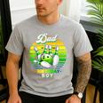 Dad Of The Birthday Boy Matching Family Bowling Birthday Men's Casual T-Shirt Sport Grey