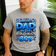 Dad Of The Birthday Boy Matching Family Father Men's Casual T-Shirt Sport Grey