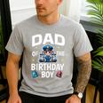 Dad Of The Birthday Boy Police Car Policeman Police Officer Men's Casual T-Shirt Sport Grey Dad Of The Birthday Boy Police Car Policeman Police Officer Men's Casual T-Shirt Sport Grey