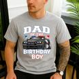 Dad Of The Birthday Boy Policeman Officer Party Men's Casual T-Shirt Sport Grey Dad Of The Birthday Boy Policeman Officer Party Men's Casual T-Shirt Sport Grey