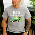 Dad Birthday Crew Garbage Truck Birthday Party T-Shirt Men's Casual T-Shirt Sport Grey