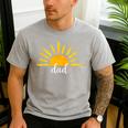 Dad Of The Birthday First Trip Around The Sun Birthday Men's Casual T-Shirt Sport Grey