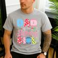 Dad Of The Birthday Girl Family Summer Beach Birthday Party Men's Casual T-Shirt Sport Grey