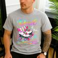 Dad Of The Birthday Girl Rolling Skate Family Matching Men's Casual T-Shirt Sport Grey