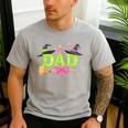 Dad Of The Birthday Girl Witch Family Party Decorations Men's Casual T-Shirt Sport Grey