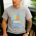 Dad Daddy Jump Squad Birthday Boy Trampoline Jumper Bday Men's Casual T-Shirt Sport Grey Dad Daddy Jump Squad Birthday Boy Trampoline Jumper Bday Men's Casual T-Shirt Sport Grey
