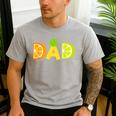 Dad Fruitarian Lover Summer Father Fruit Slice Men's Casual T-Shirt Sport Grey