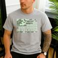 Dad Grandpa Great Grandpa Veteran Fathers Day Great Grandpa Men's Casual T-Shirt Sport Grey