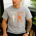 Your Dad My Dad Guitar Guitarist Rock Father's Day Men's Casual T-Shirt Sport Grey Your Dad My Dad Guitar Guitarist Rock Father's Day Men's Casual T-Shirt Sport Grey