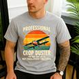 Dad Joke Farter Professional Crop Duster Men's Casual T-Shirt Sport Grey