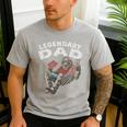 Dad Legendary Saying Men's Casual T-Shirt Sport Grey