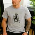 Dad Mode Activated Tactical Baby Carrier Military Father Men's Casual T-Shirt Sport Grey