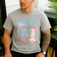 Dad Of The Par-Tea Girl Floral Tea Party Birthday Family Men's Casual T-Shirt Sport Grey