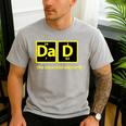 Dad Periodic Table Of Elements Men's Casual T-Shirt Sport Grey Dad Periodic Table Of Elements Men's Casual T-Shirt Sport Grey