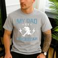 MY DAD IS A ROCKSTAR DADDY Father Sday Men's Casual T-Shirt Sport Grey