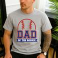 Dad Of Rookie 1st Birthday Baseball Theme Matching Party Men's Casual T-Shirt Sport Grey Dad Of Rookie 1st Birthday Baseball Theme Matching Party Men's Casual T-Shirt Sport Grey