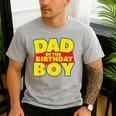 Dad Of The Toy Birthday Boy Story Theme B-Day Men's Casual T-Shirt Sport Grey