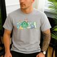 Dada Farm Animal Birthday Family Matching Party Dad Father Men's Casual T-Shirt Sport Grey