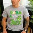 Dada Of The Three Rex Birthday Dinosaur Family Matching Men's Casual T-Shirt Sport Grey