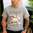 Dada Of The Wild One 1St Birthday Safari Jungle Animals Men's Casual T-Shirt Sport Grey