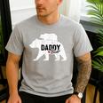 Daddy Bear Fathers Day Cute Baby Cub Papa Dad-a Pops Small Men's Casual T-Shirt Sport Grey