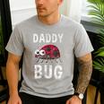 Daddy Bug Ladybug Lover Cute Dad Small Men's Casual T-Shirt Sport Grey