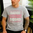Daddy Daughter Squad Fathers Day Matching Dad And Daughter Men's Casual T-Shirt Sport Grey