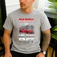 Daddy Of Mr Two Fast Two Fast 2 Curious 2nd Birthday Men's Casual T-Shirt Sport Grey