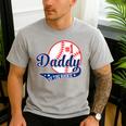 Daddy Of Rookie 1st Birthday Baseball Theme Matching Party Men's Casual T-Shirt Sport Grey Daddy Of Rookie 1st Birthday Baseball Theme Matching Party Men's Casual T-Shirt Sport Grey