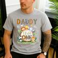 Daddy Of The Wild One 1St Birthday Kids Safari Jungle Men's Casual T-Shirt Sport Grey