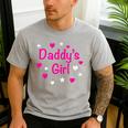 Daddy's Girl Shirt With Pink Lettering Men's Casual T-Shirt Sport Grey Daddy's Girl Shirt With Pink Lettering Men's Casual T-Shirt Sport Grey