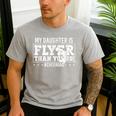 My Daughter Is Flyer Than Yours Cheer Dad Father's Day Men's Casual T-Shirt Sport Grey
