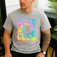 Dead Dad Club Surviving On Dark Humor Hippie Men's Casual T-Shirt Sport Grey