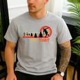 Disc Golf I'd Hit That Frisbee Golfer Retro Men Dad Men's Casual T-Shirt Sport Grey