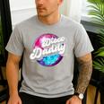 Disco Daddy 60's 70s Disco Dad Men's Casual T-Shirt Sport Grey