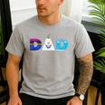 Disney Frozen Elsa Anna Olaf Dad Father's Day Birthday Men's Casual T-Shirt Sport Grey Disney Frozen Elsa Anna Olaf Dad Father's Day Birthday Men's Casual T-Shirt Sport Grey